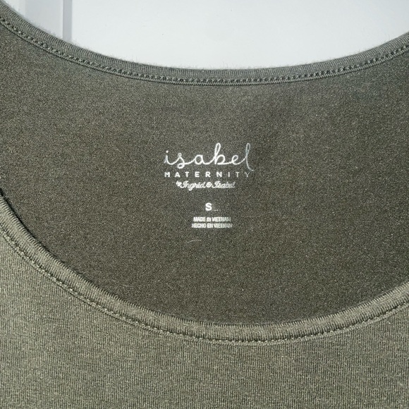 FREE Dark Green Sleeveless Maternity Dress - Picture 3 of 4